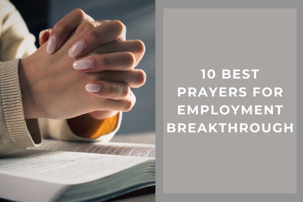 10 Best Prayers For Employment Breakthrough