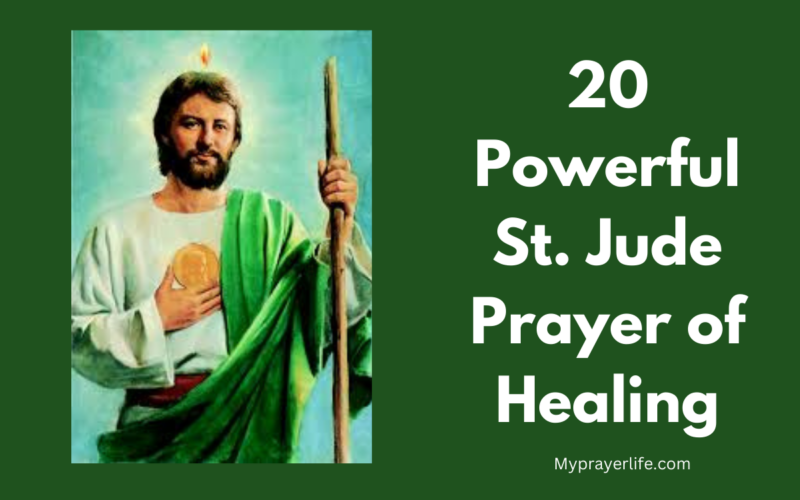 20 Powerful St. Jude Prayer of Healing