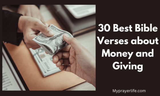 30 Best Bible Verses about Money and Giving