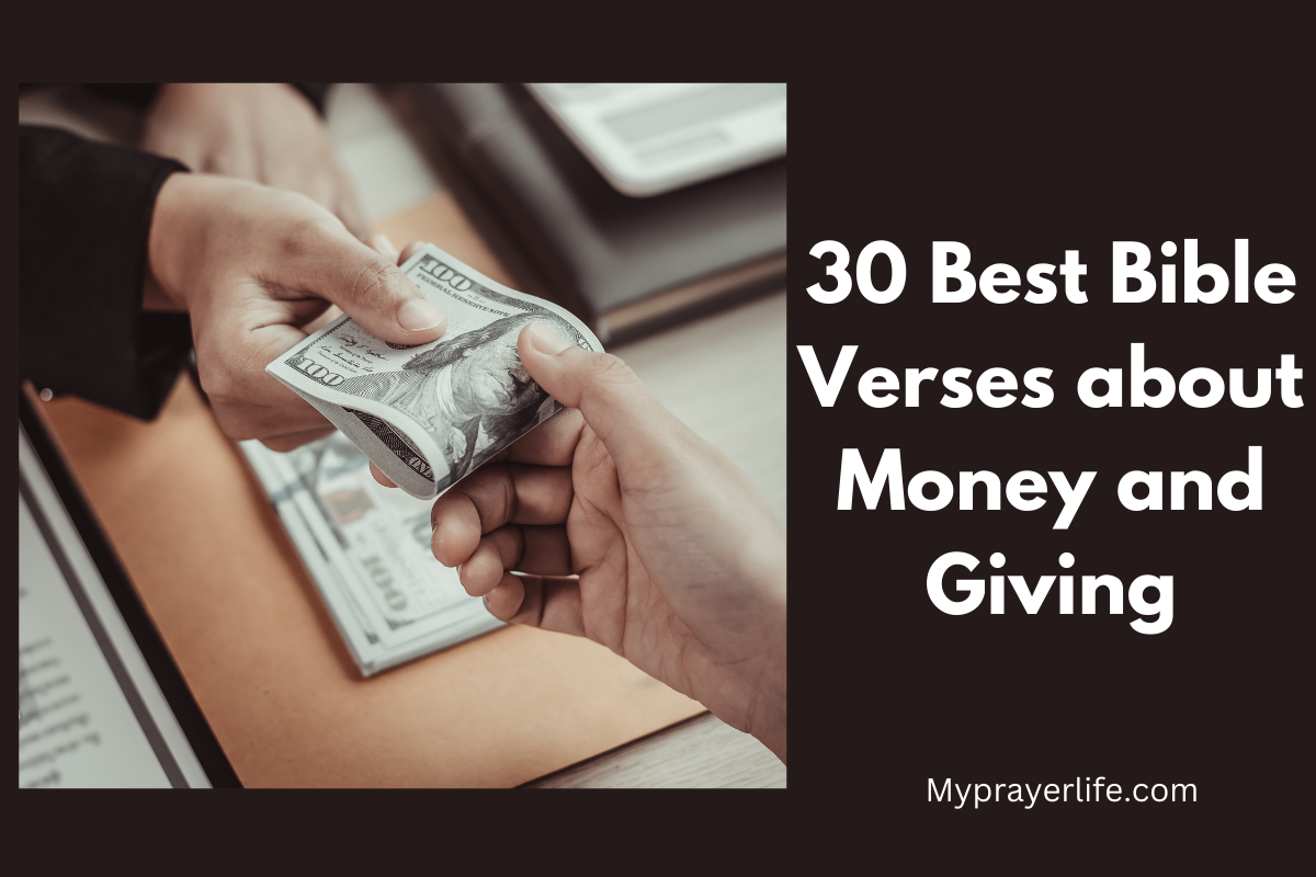 30 Best Bible Verses about Money and Giving - LoveFlocks