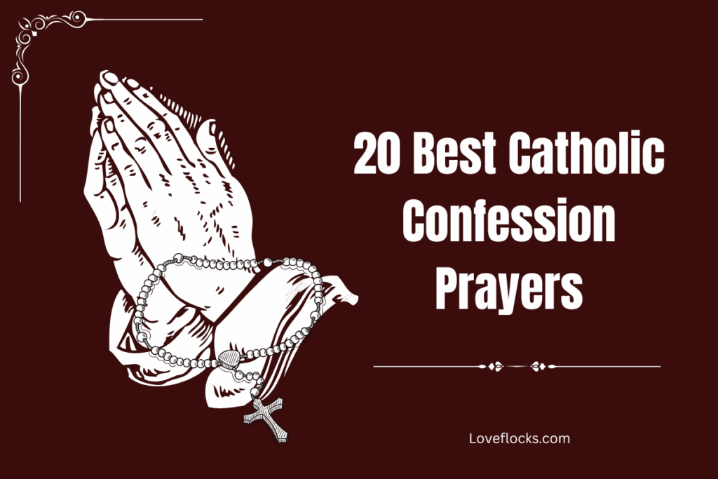 20 Best Catholic Prayers for Confession 