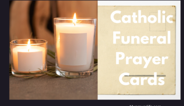 Catholic Funeral Prayer Cards