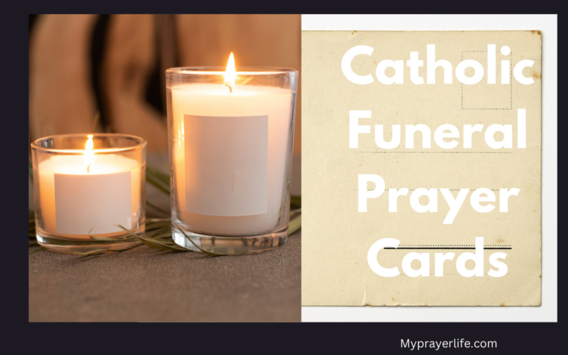 Catholic Funeral Prayer Cards