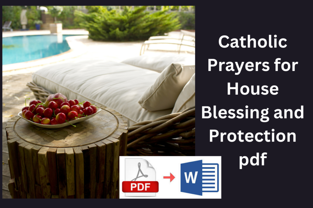 Catholic Prayers for House Blessing and Protection pdf