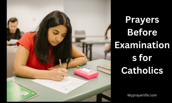 Prayers Before Examinations for Catholics