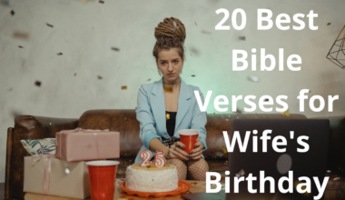 20 Best Bible Verses for Wife's Birthday