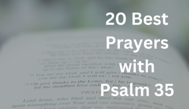 20 Best Prayers with Psalm 35