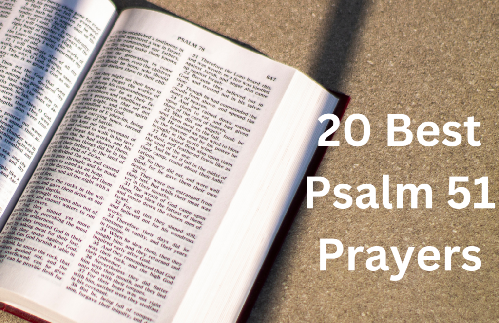 20 Best Psalm 51 Prayers