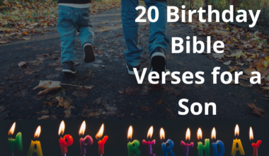 20 Birthday Bible Verses for a Son