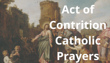 Act of Contrition Catholic Prayers