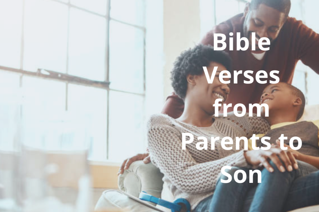 Bible Verses from Parents to Son