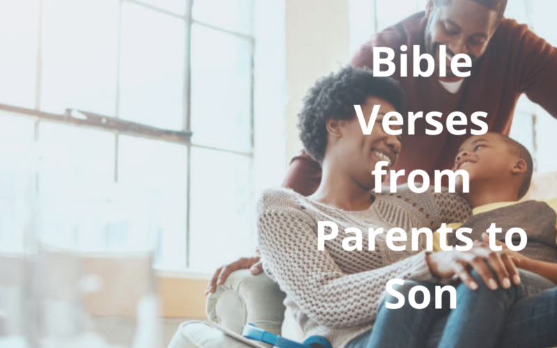 Bible Verses from Parents to Son