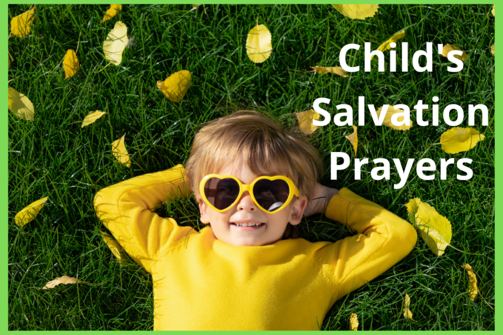 Child's Salvation Prayers