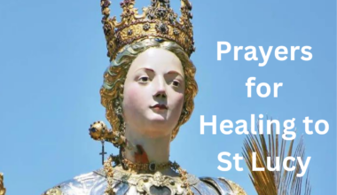 Prayers for Healing to St Lucy