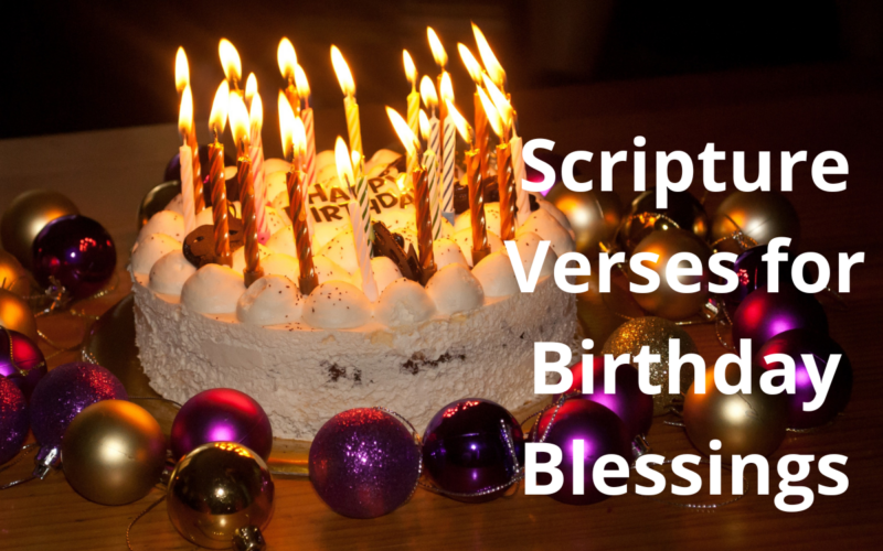 Scripture Verses for Birthday Blessings