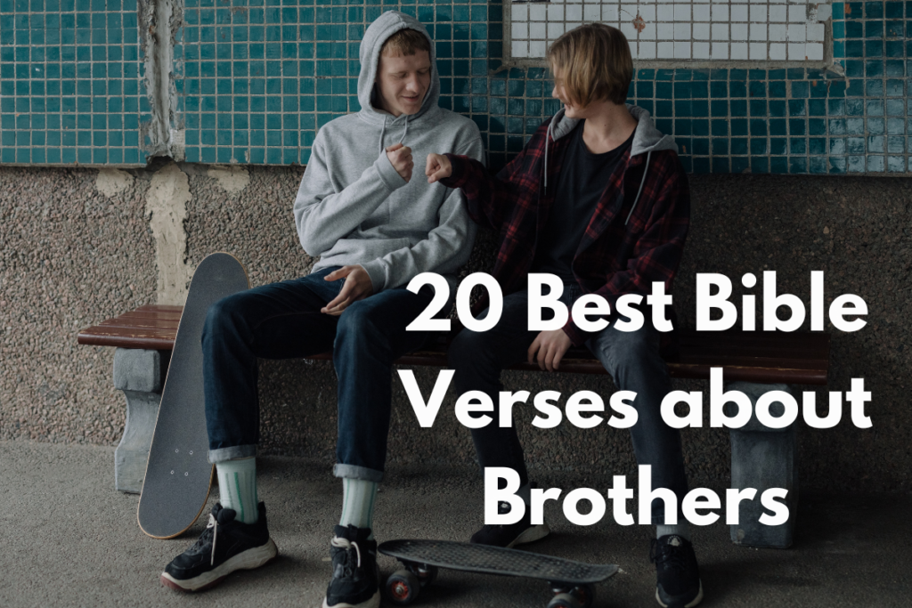 20 Best Bible Verses about Brothers