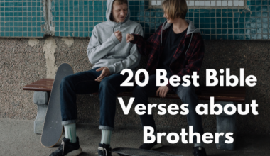 20 Best Bible Verses about Brothers