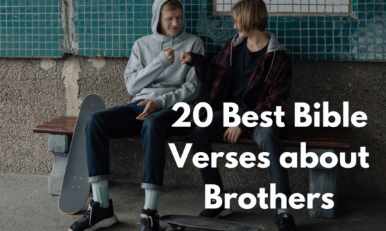 20 Best Bible Verses about Brothers