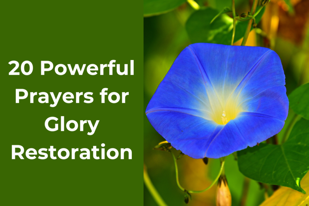 20 Powerful Prayers for Glory Restoration