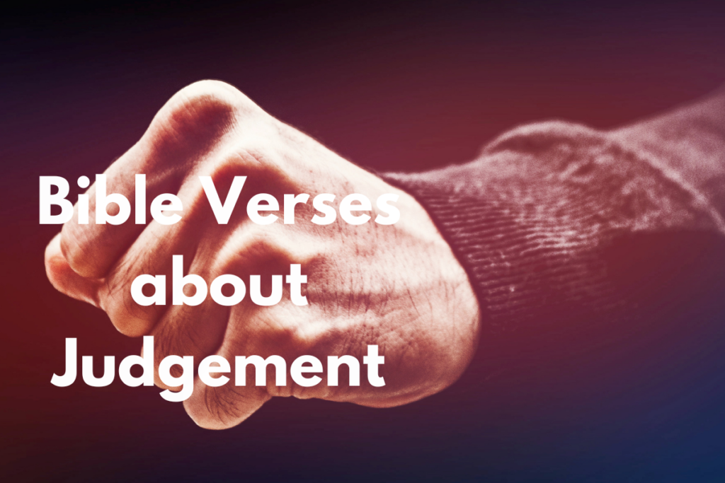 Bible Verses about Judgement