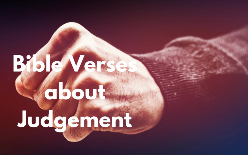 Bible Verses about Judgement