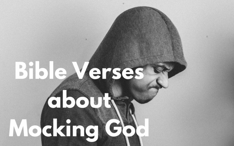 Bible Verses about Mocking God