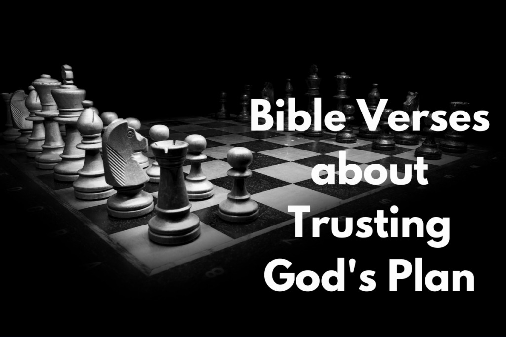 Bible Verses about Trusting God's Plan