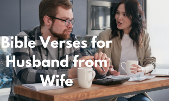 Bible Verses for Husband from Wife