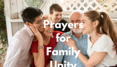 Prayers for Family Unity