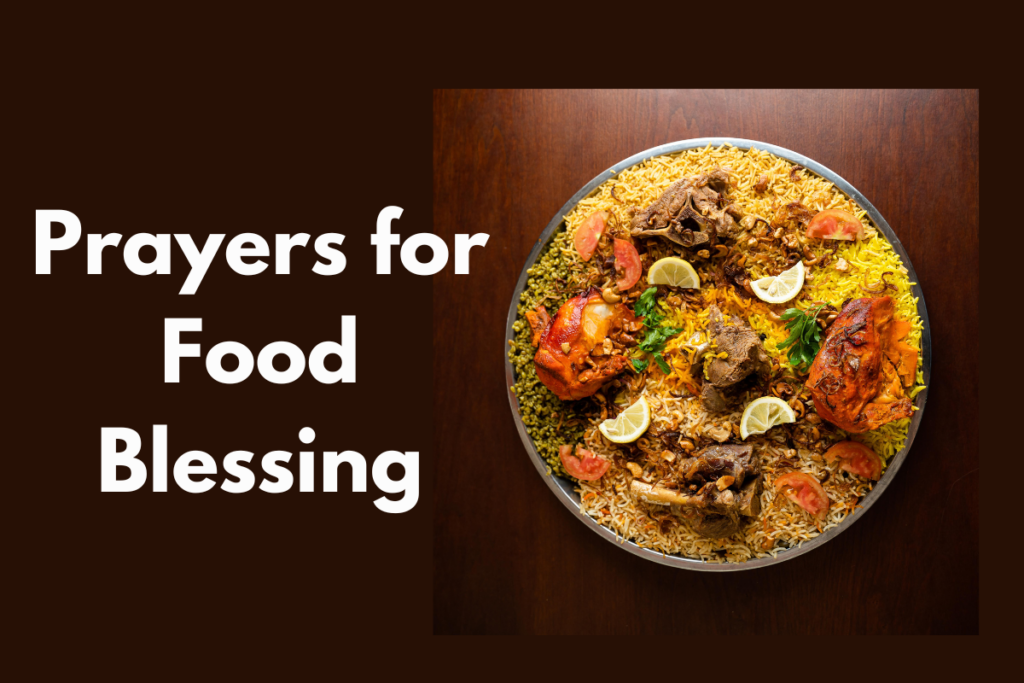 Prayers for Food Blessing