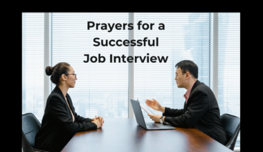 Prayers for a Successful Job Interview