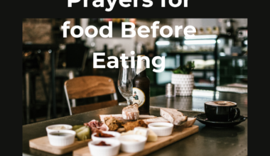 Prayers for food Before Eating