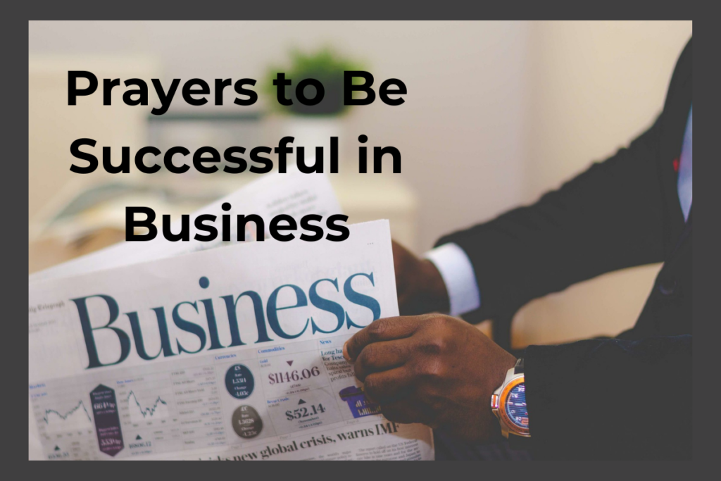 Prayers to Be Successful in Business