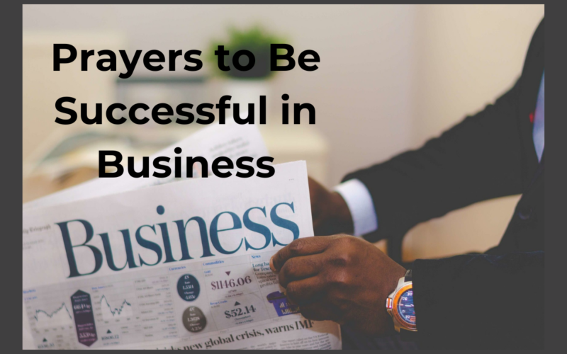 Prayers to Be Successful in Business