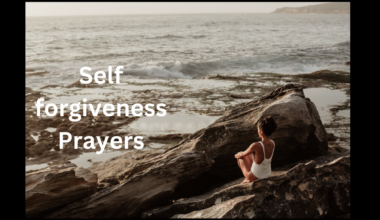 Self forgiveness Prayers