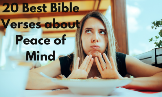 20 Best Bible Verses about Peace of Mind