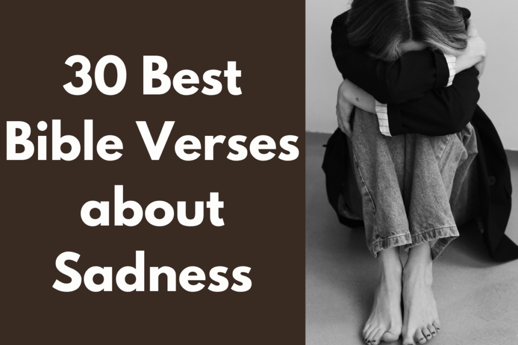 30 Best Bible Verses about Sadness