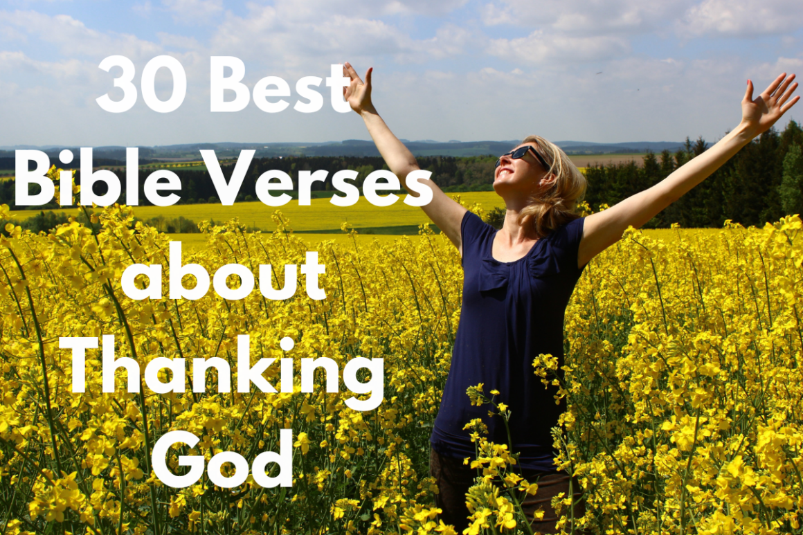 30 Best Bible Verses about Thanking
