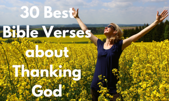 30 Best Bible Verses about Thanking God