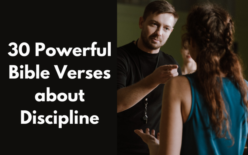 30 Powerful Bible Verses about Discipline