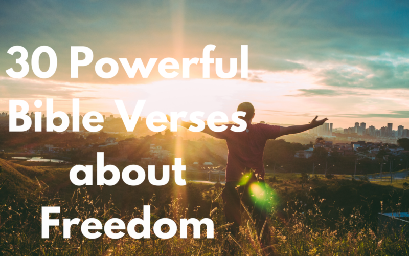 30 Powerful Bible Verses about Freedom