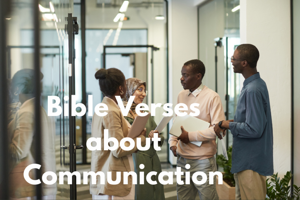 Bible Verses about Communication