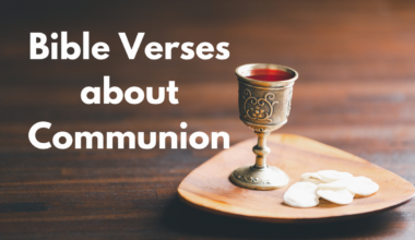 Bible Verses about Communion