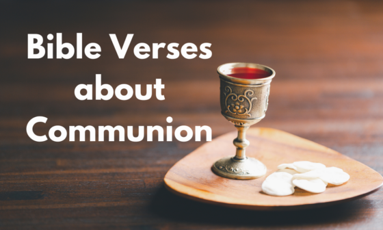 Bible Verses about Communion