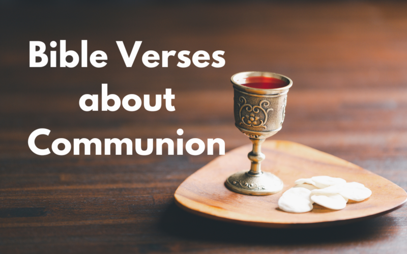 Bible Verses about Communion