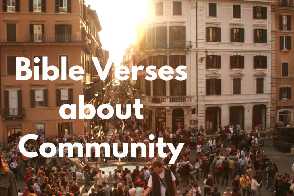 Bible Verses about Community