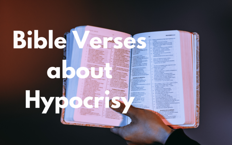 Bible Verses about Hypocrisy