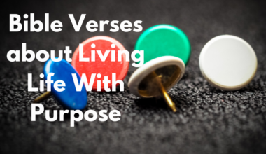 Bible Verses about Living Life With Purpose