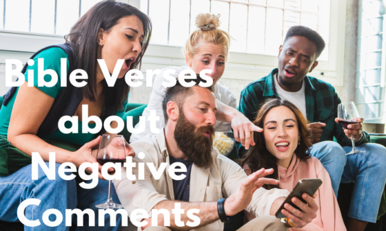 Bible Verses about Negative Comments