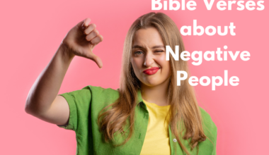 Bible Verses about Negative People